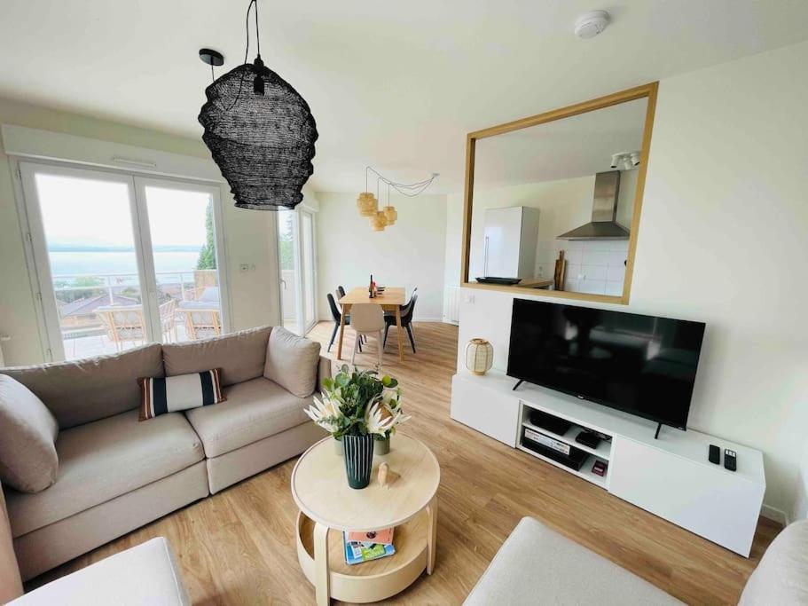 Magnifique Appart Renove Evian Duplex Vue Lac 8 Pers 外观 照片
