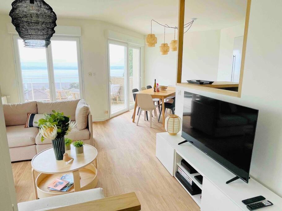 Magnifique Appart Renove Evian Duplex Vue Lac 8 Pers 外观 照片